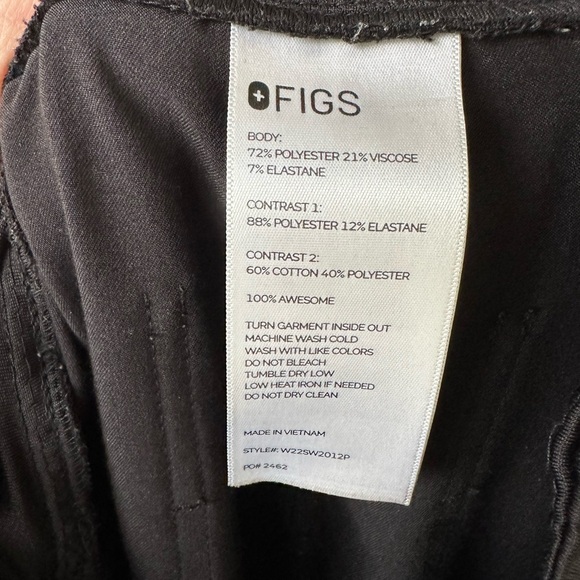 Figs Zamora Scrub Jogger Pants in Black - Picture 5 of 6